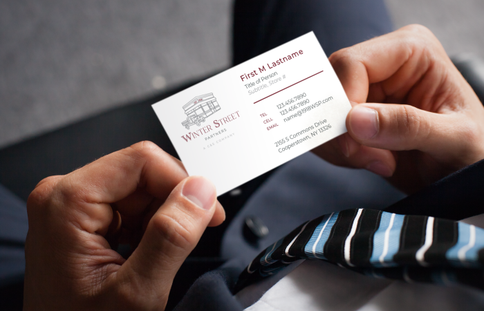 corporate identity for a newly formed investment company