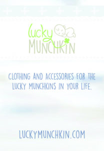 logo development for lucky munchkin kids brand